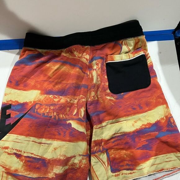 Nike Swoosh Organic Distortion Alumni Sweat Shorts (CW4805-100) - Picture 5 of 9